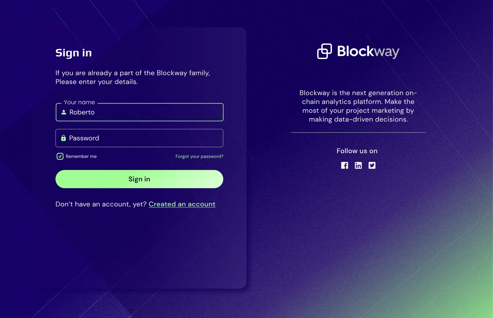 Blockway — App — 3