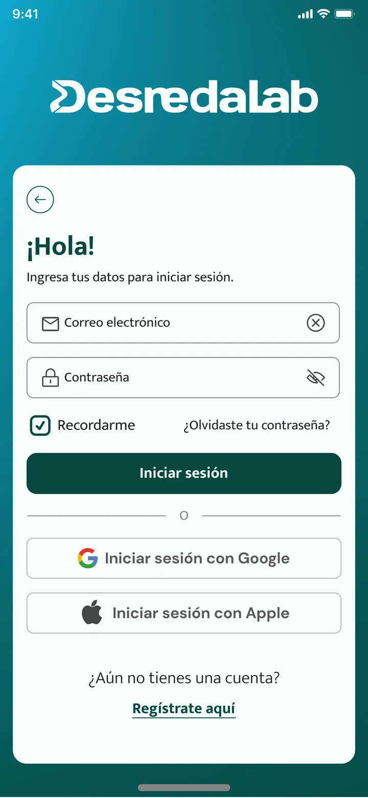 DesredaLab — App para empleados — 1