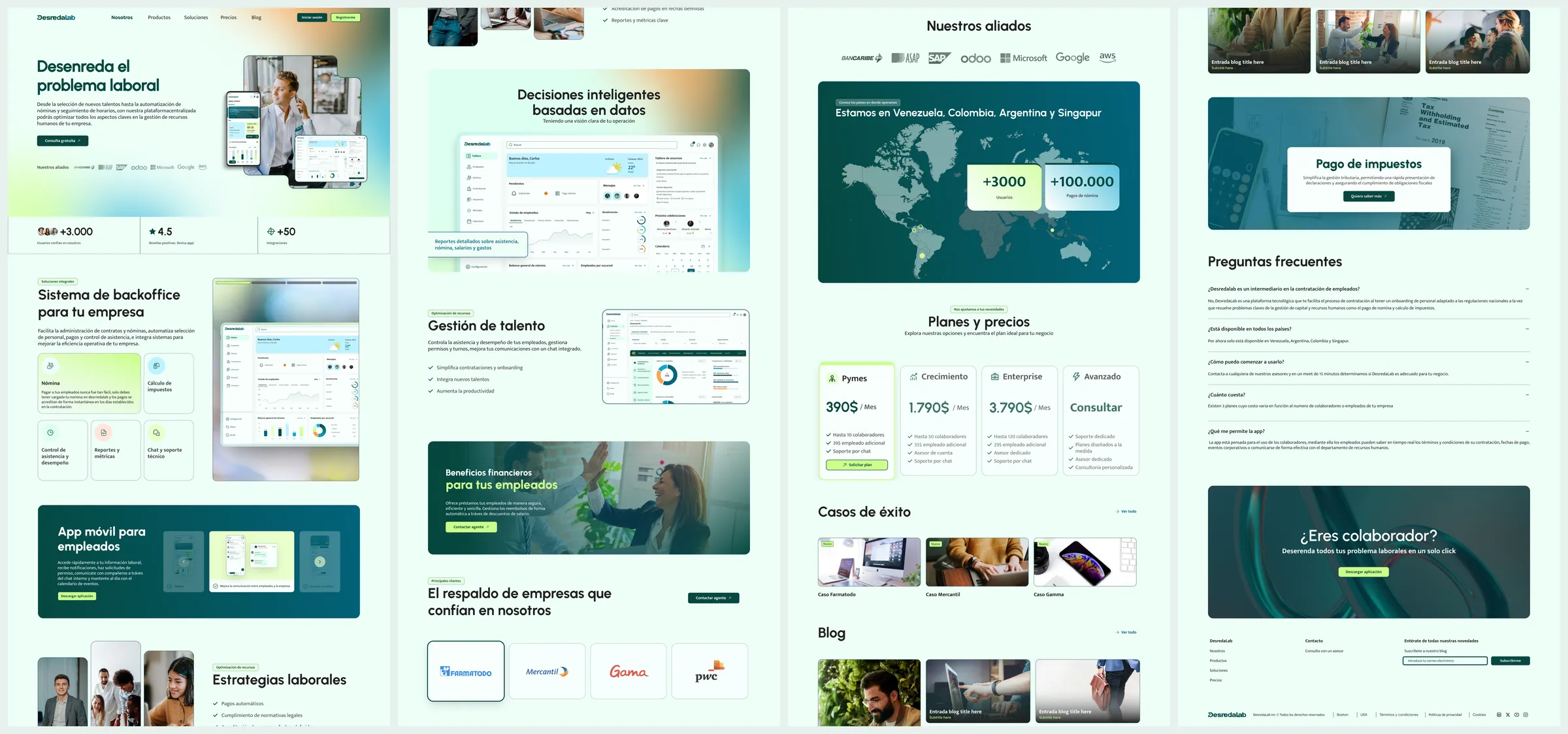 DesredaLab — Landing page — 1