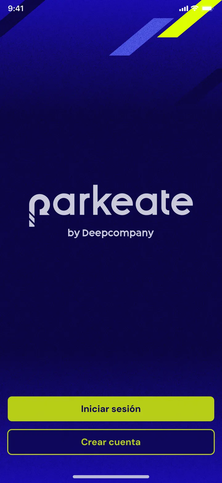 Parkeate — App móvil — 1