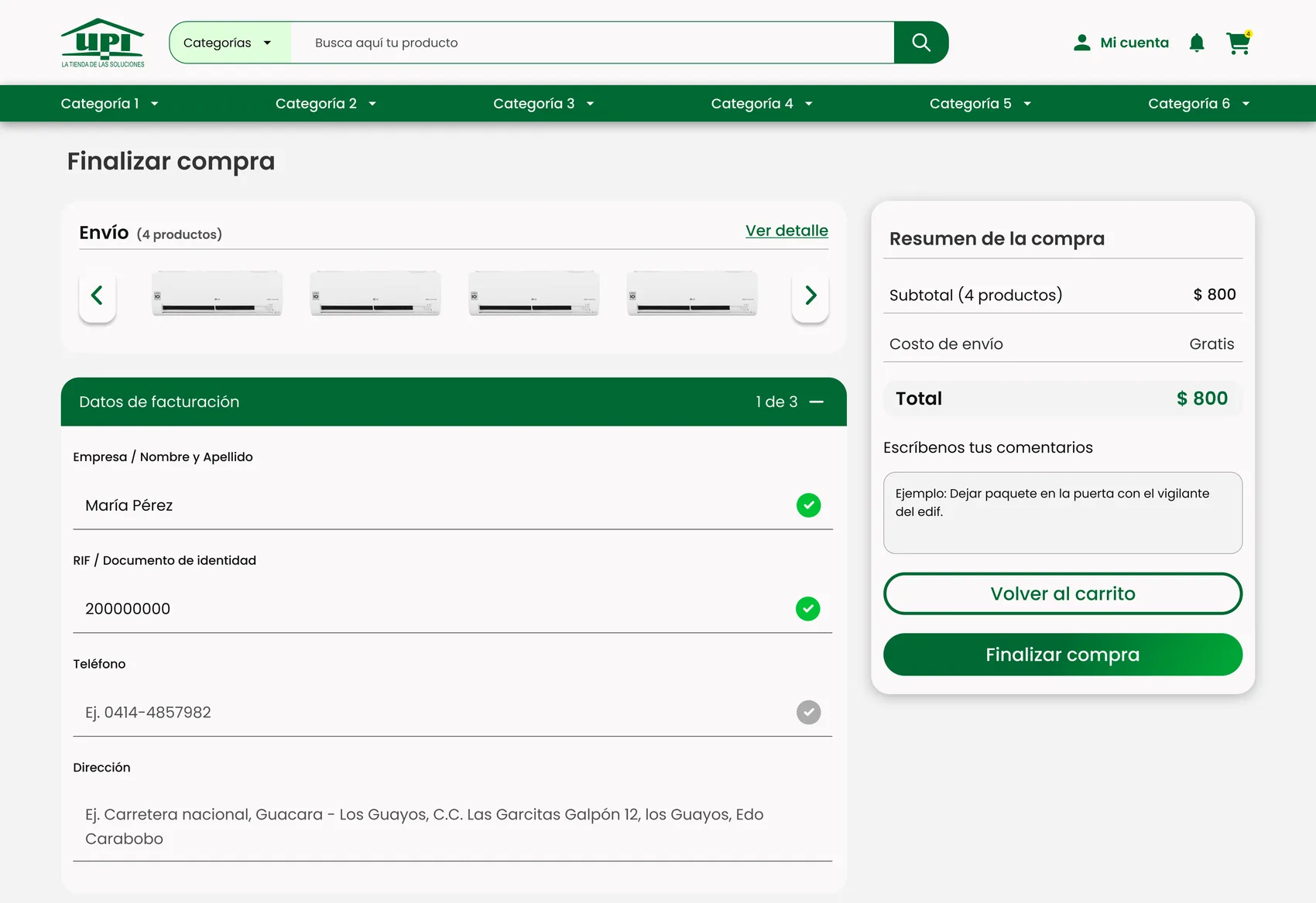 Tiendas UPI — 7
